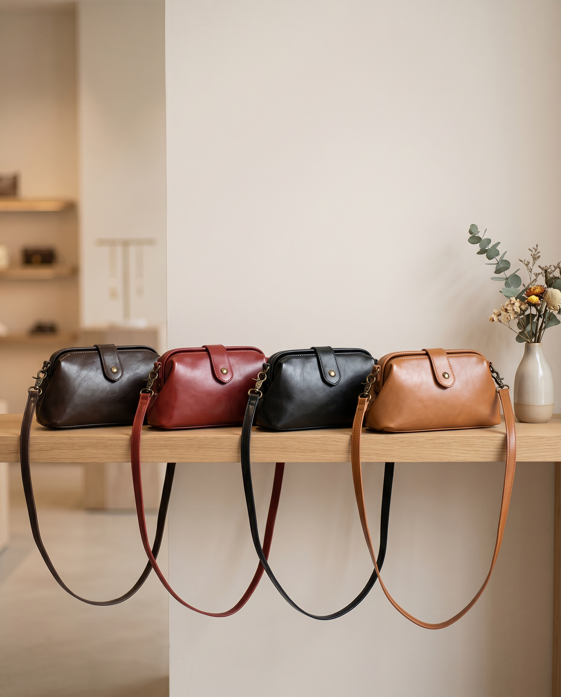 Luna Vintage Crossbody Bag