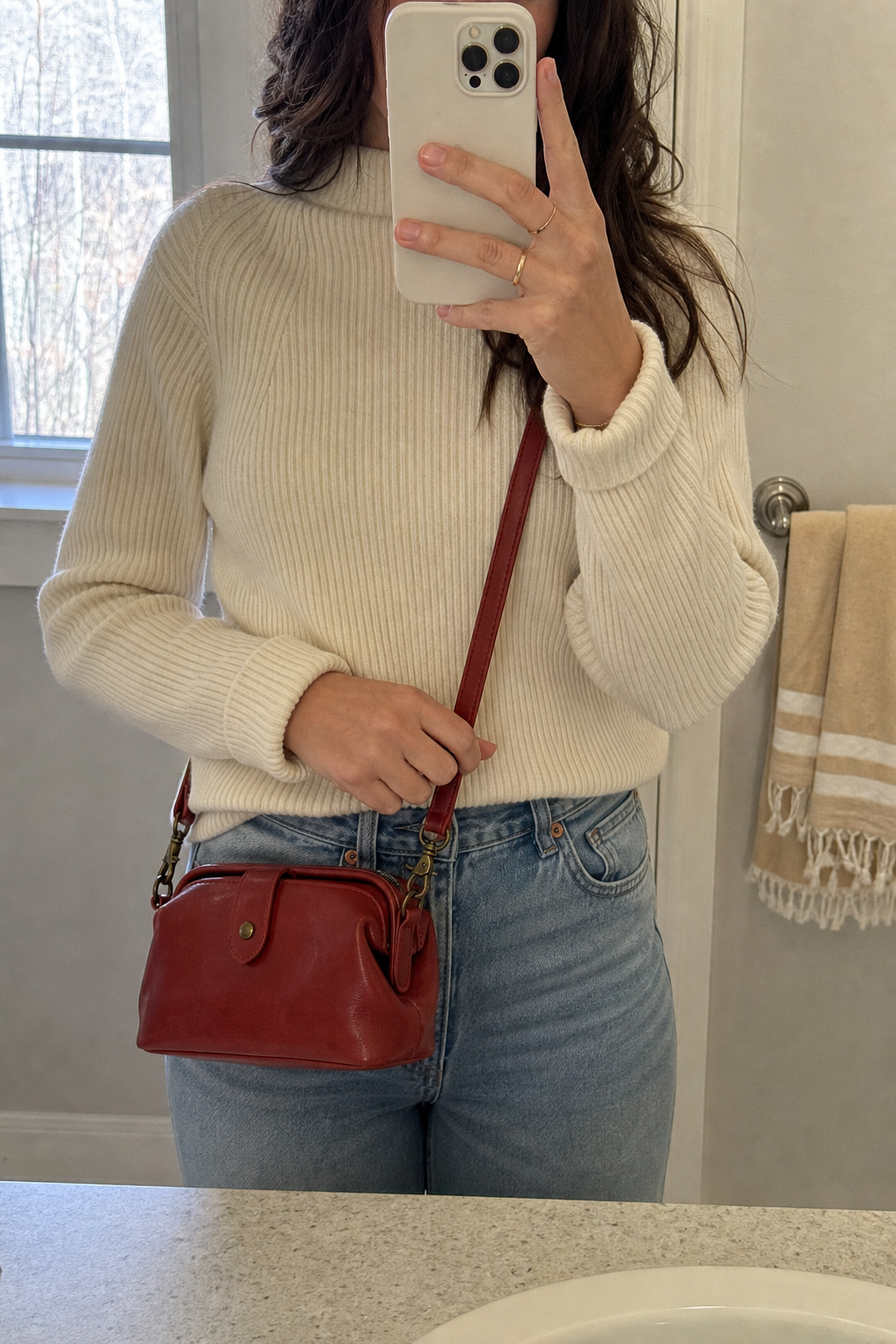 Luna Vintage Crossbody Bag
