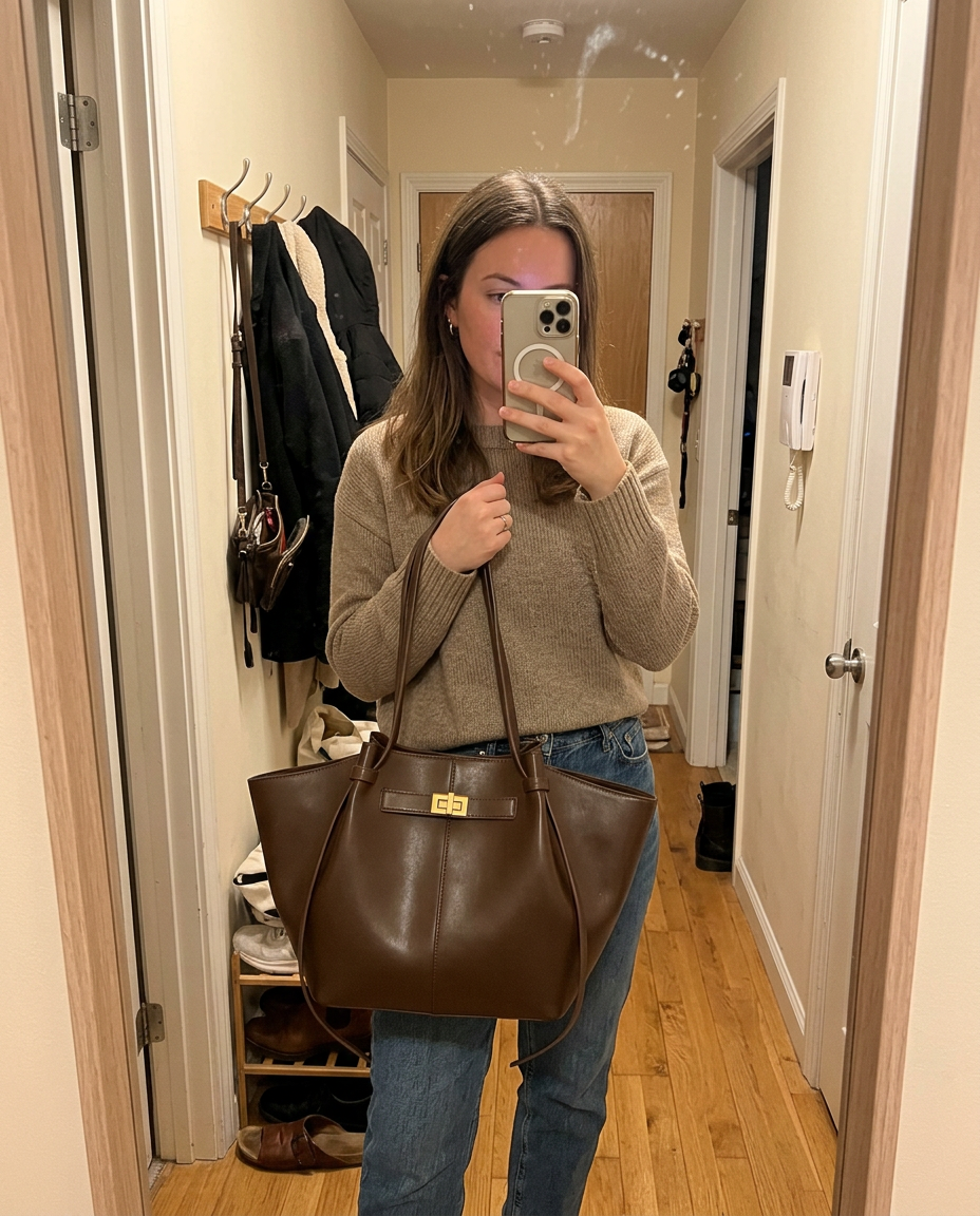 Valentina Luxe Carryall Tote Bag