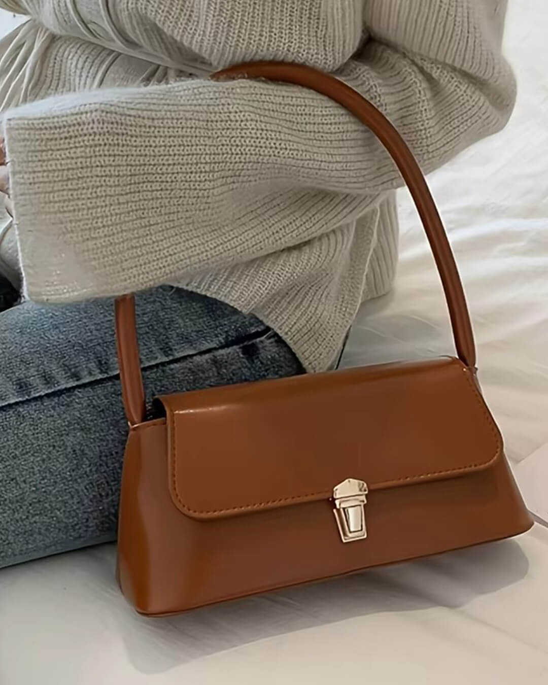 Amelie Vintage Top Handle Handbag