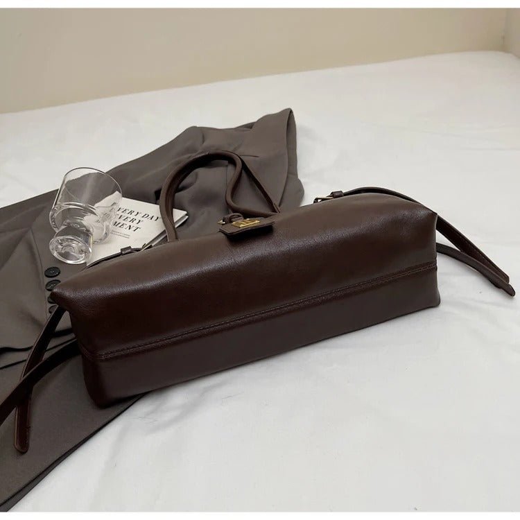 Audrey Vintage Barrel Shoulder Bag