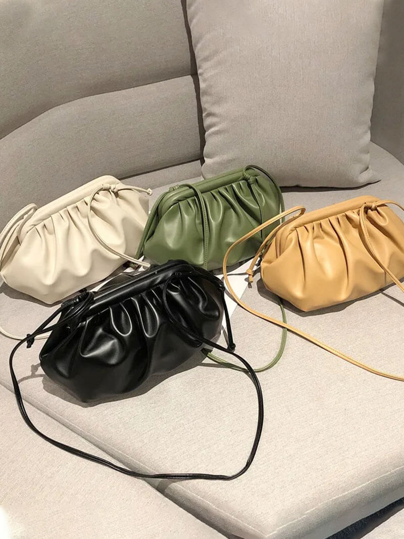 Aurora Luxe Drawstring Crossbody Bag