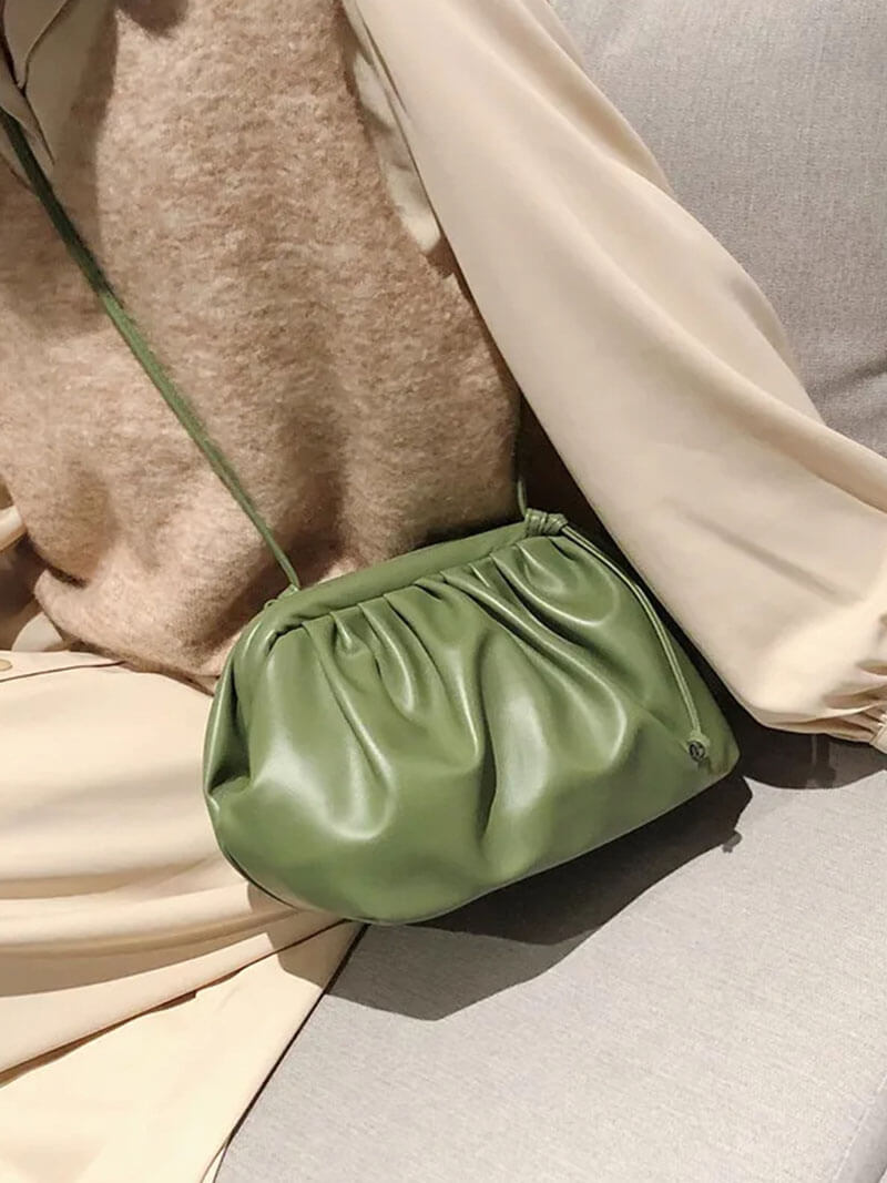 Aurora Luxe Drawstring Crossbody Bag