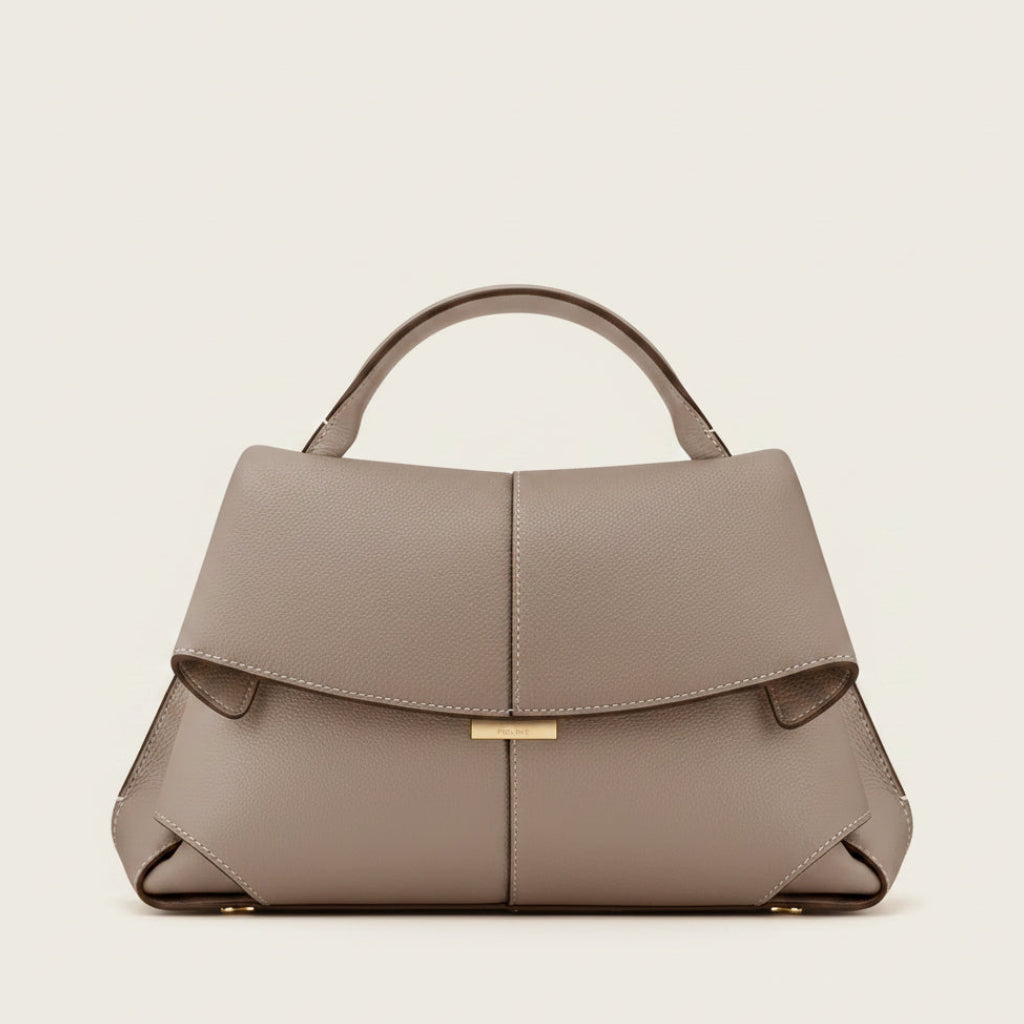 Aveline Structured Leather Handbag