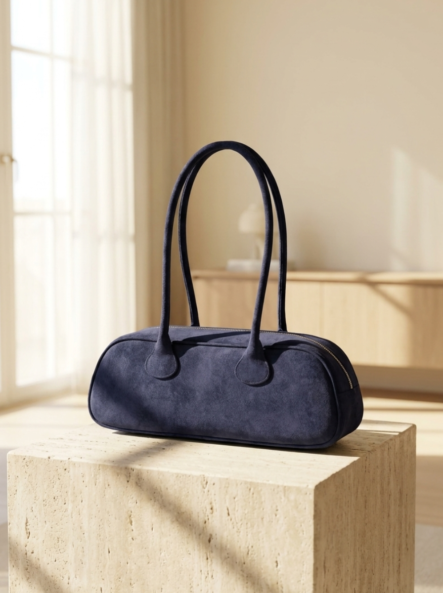Aveline Suede Shoulder Handbag