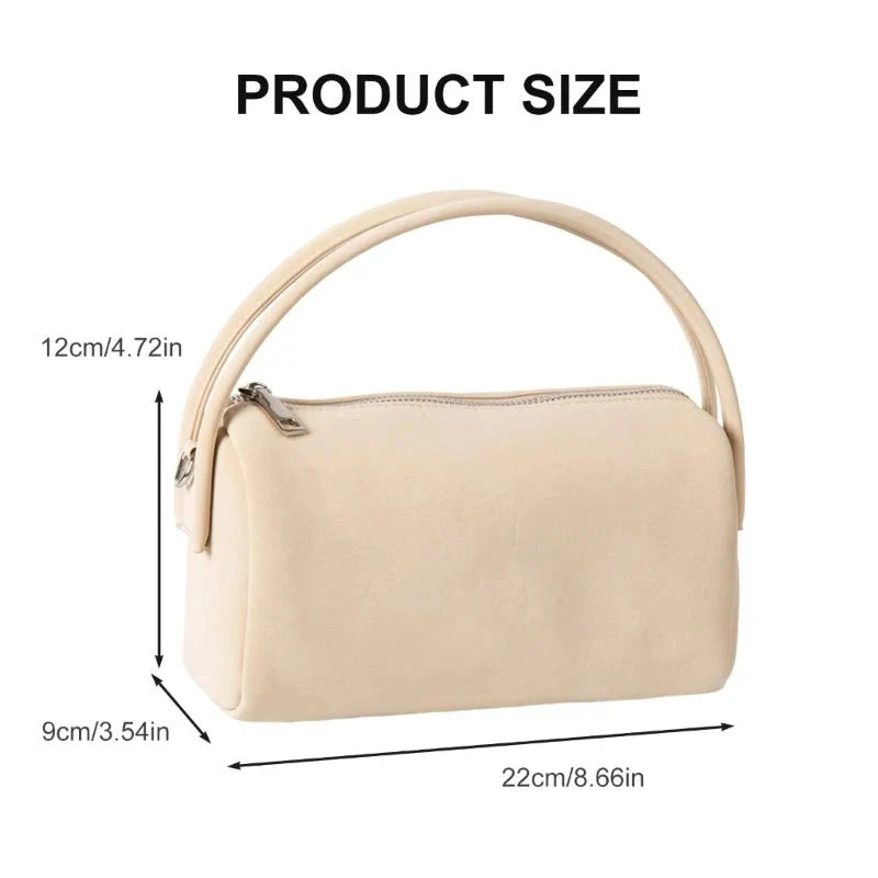 Bella Convertible Suede Shoulder Bag