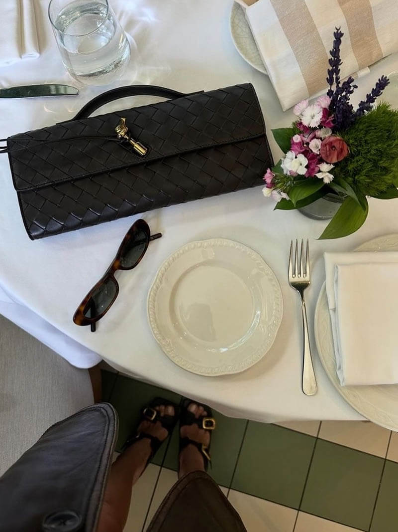 Bianca Woven Convertible Clutch