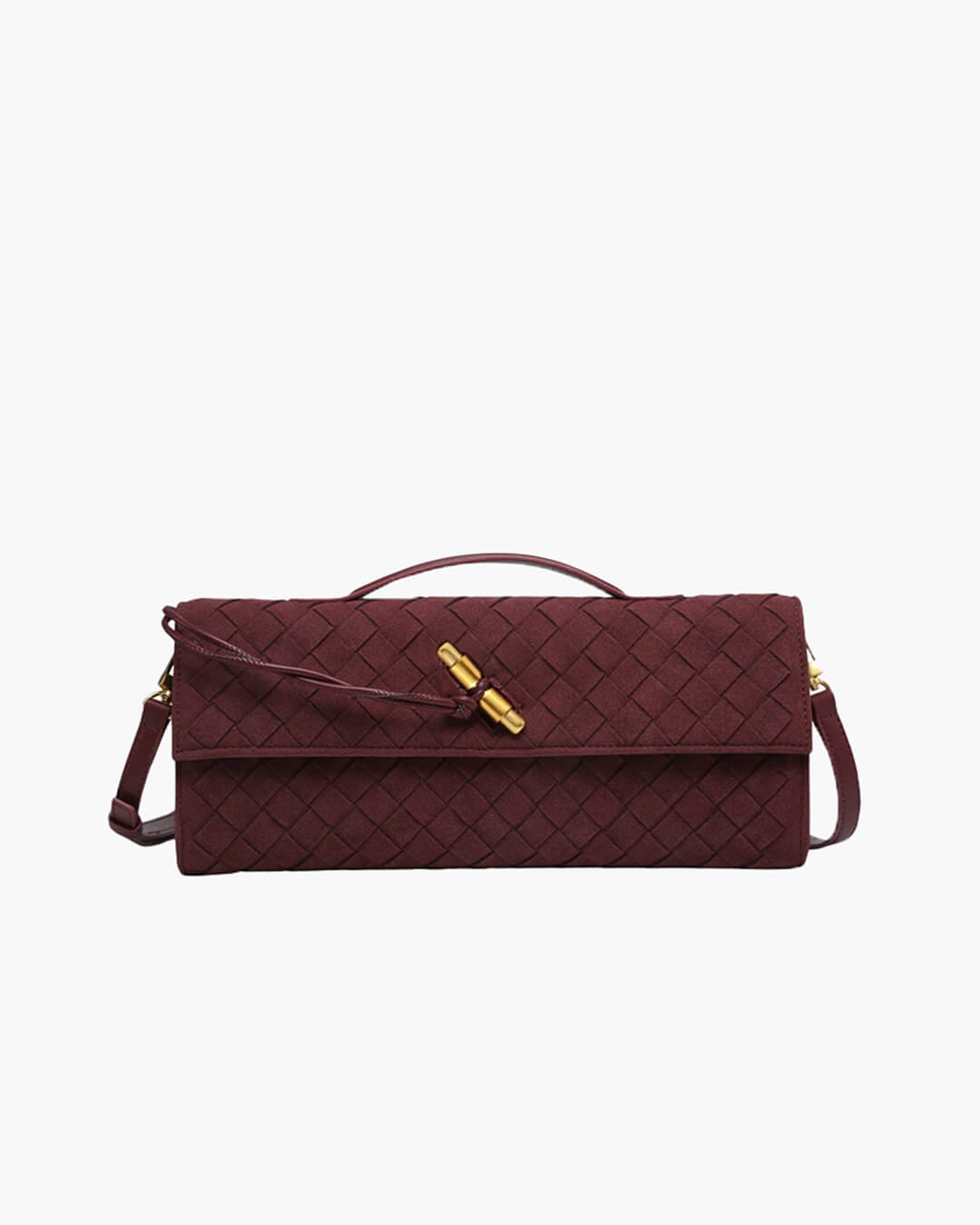 Bianca Woven Crossbody Clutch Bag