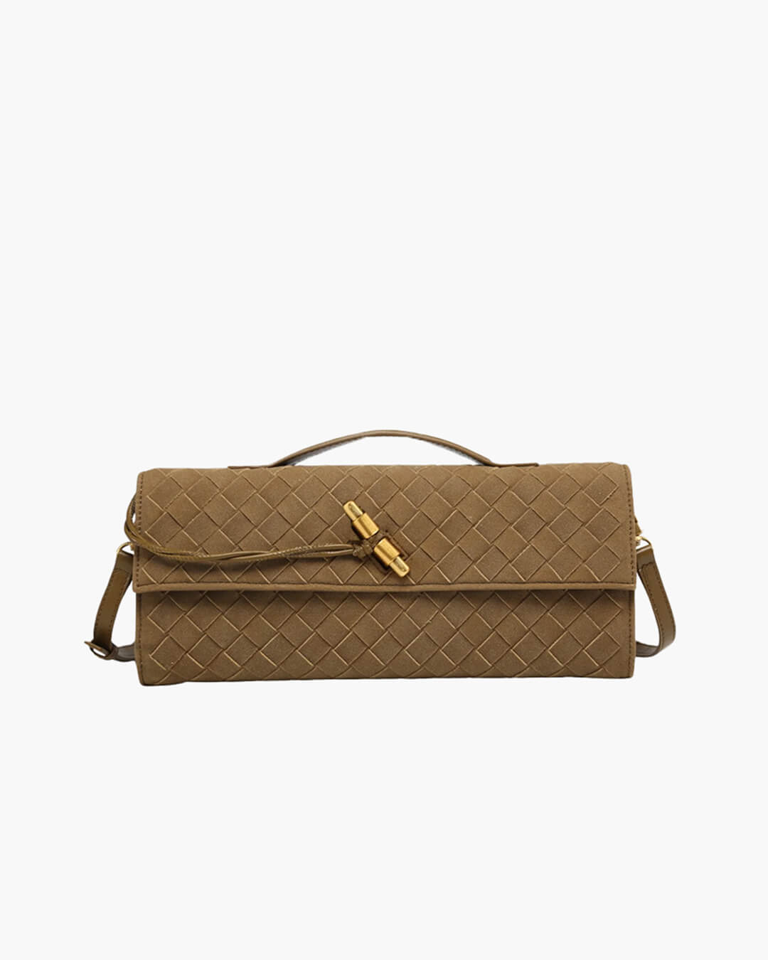 Bianca Woven Crossbody Clutch Bag