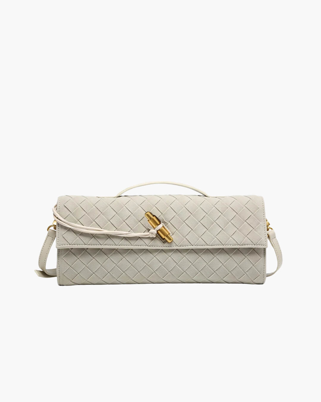 Bianca Woven Crossbody Clutch Bag