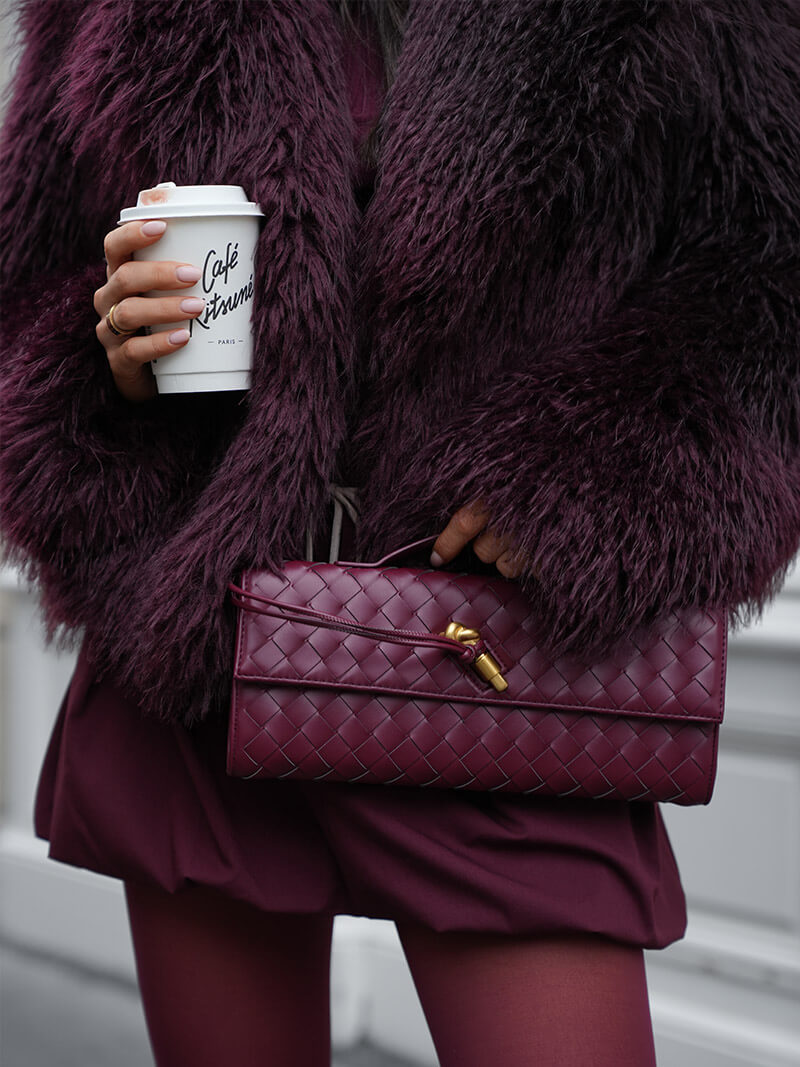 Bianca Woven Evening Clutch