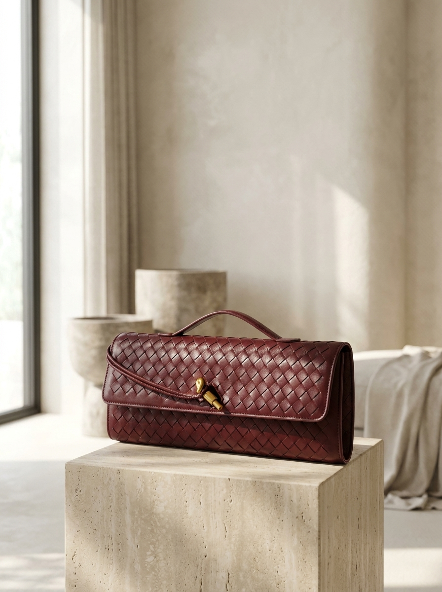 Bianca Woven Evening Clutch