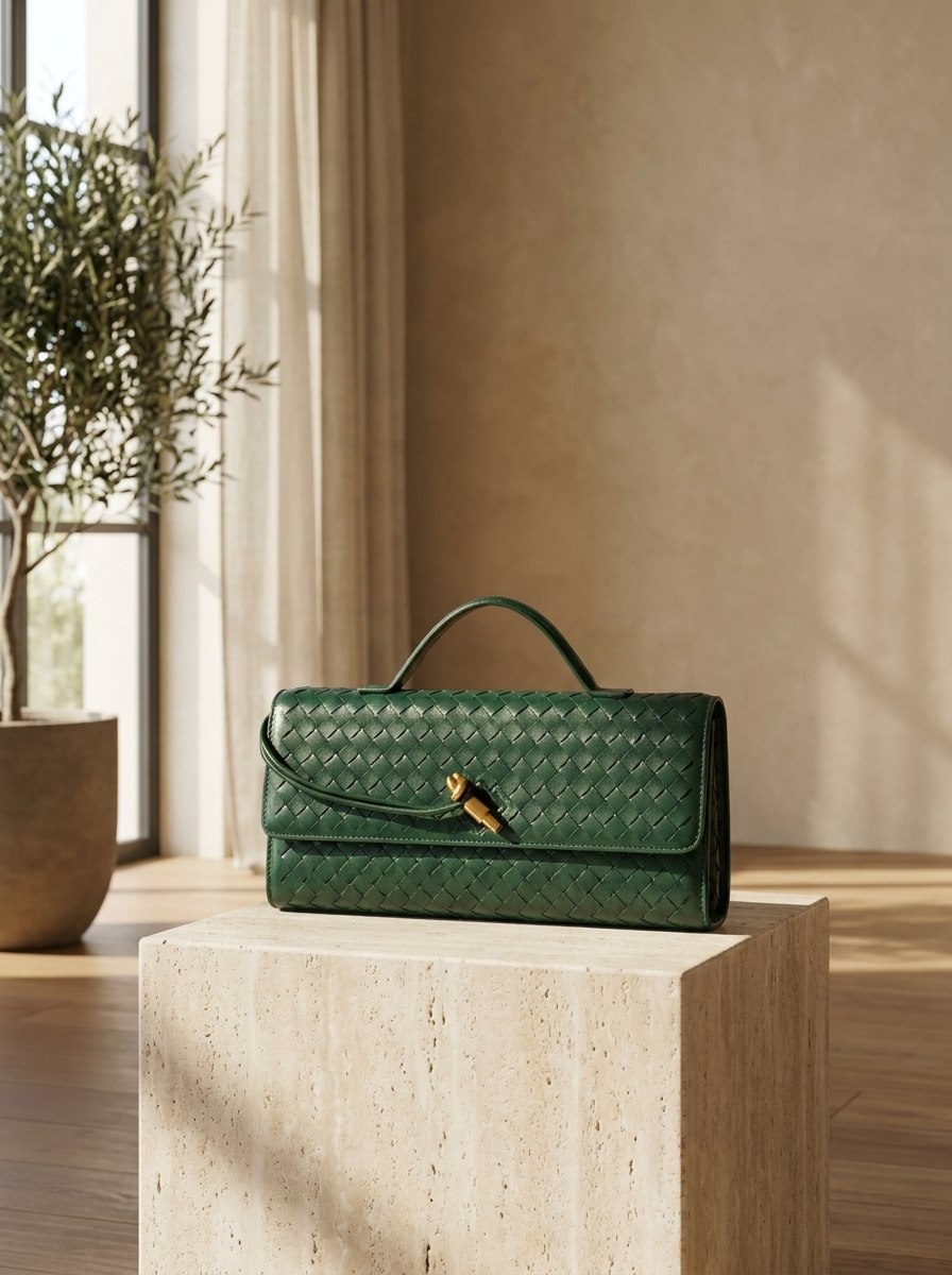Bianca Woven Evening Clutch