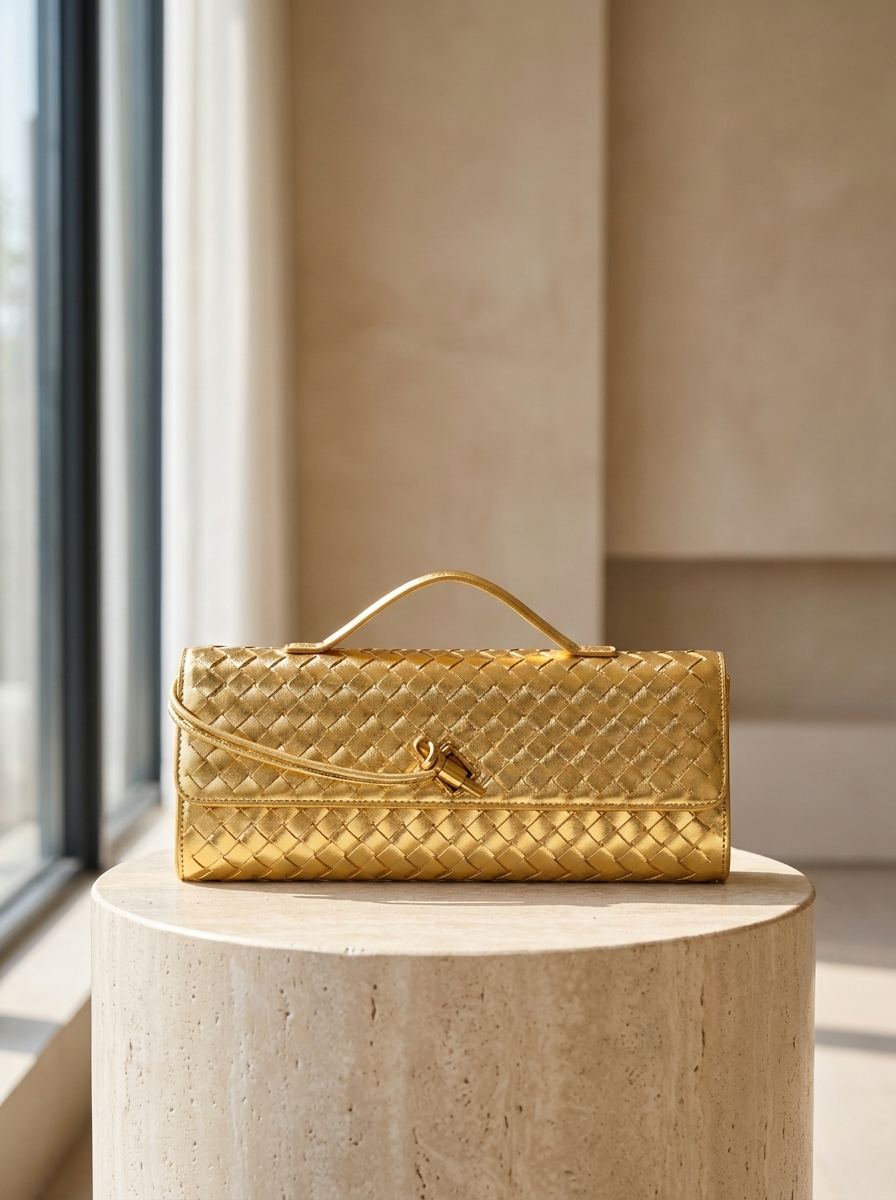 Bianca Woven Evening Clutch