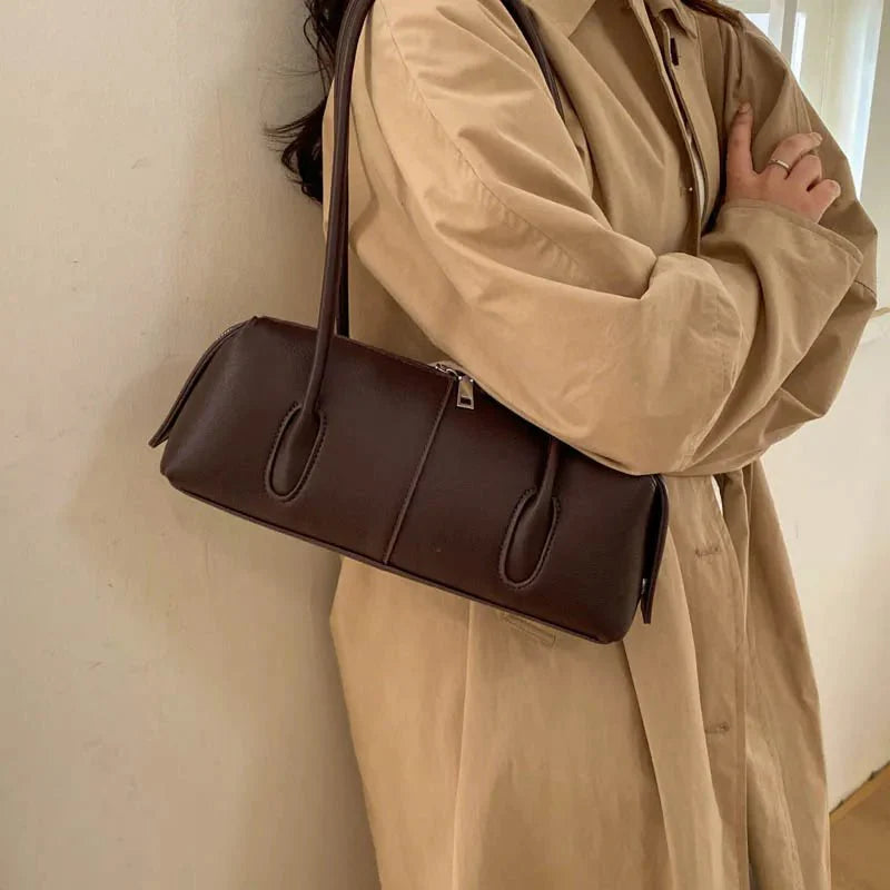 Camille Vintage Baguette Shoulder Bag