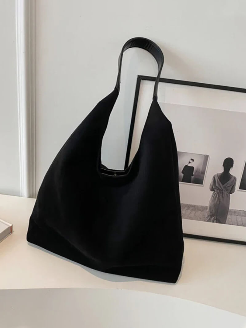 Celeste Suede Slouch Tote Bag