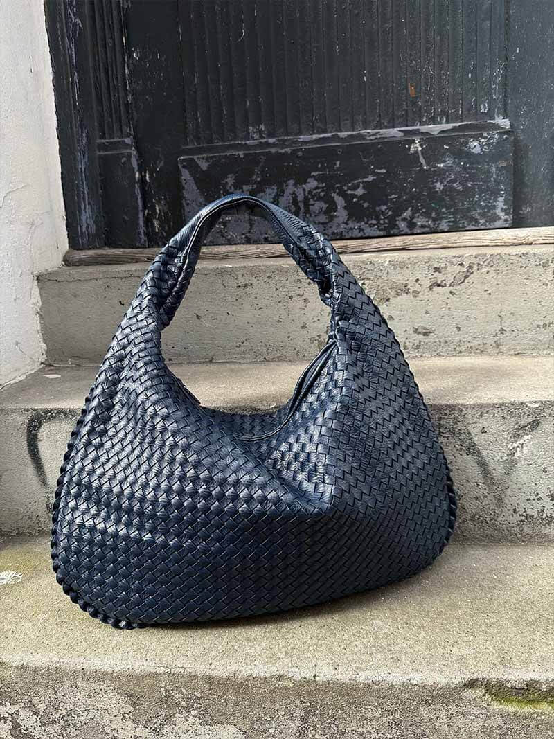 Isabella Woven Hobo Shoulder Bag