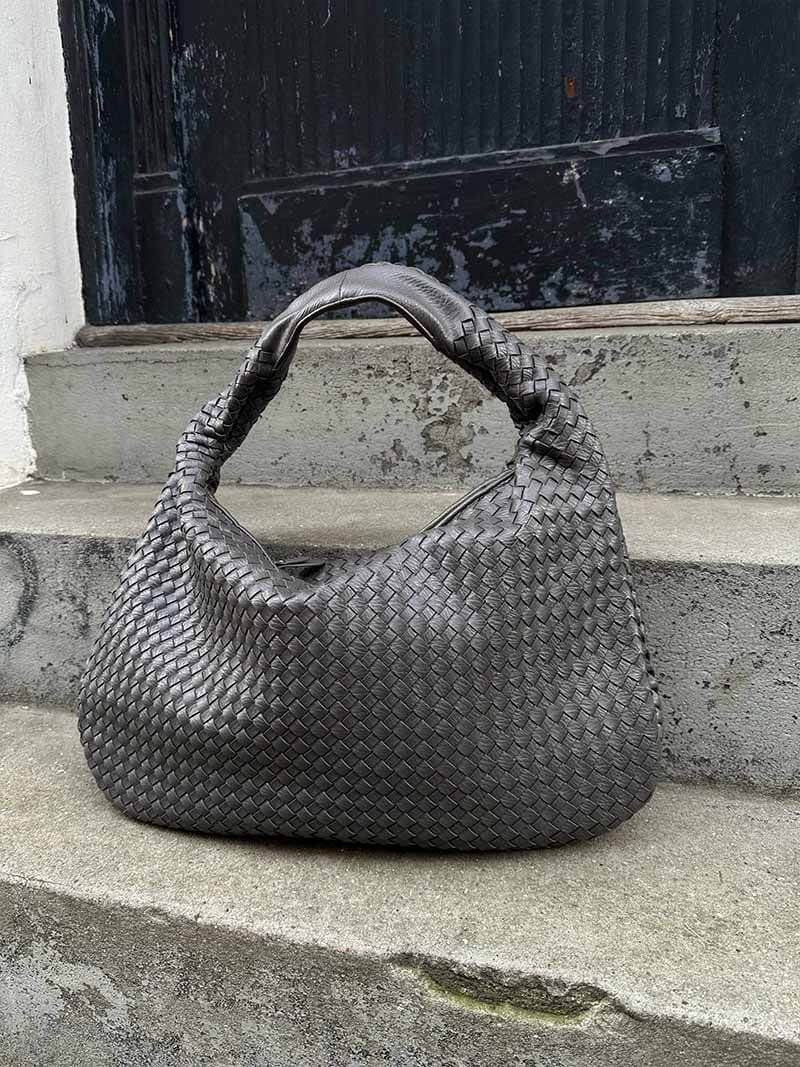 Isabella Woven Hobo Shoulder Bag