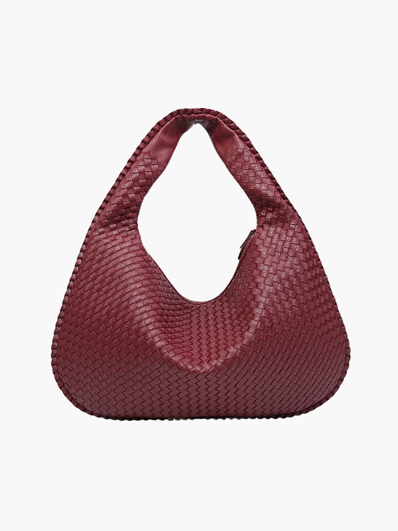 Isabella Woven Hobo Shoulder Bag