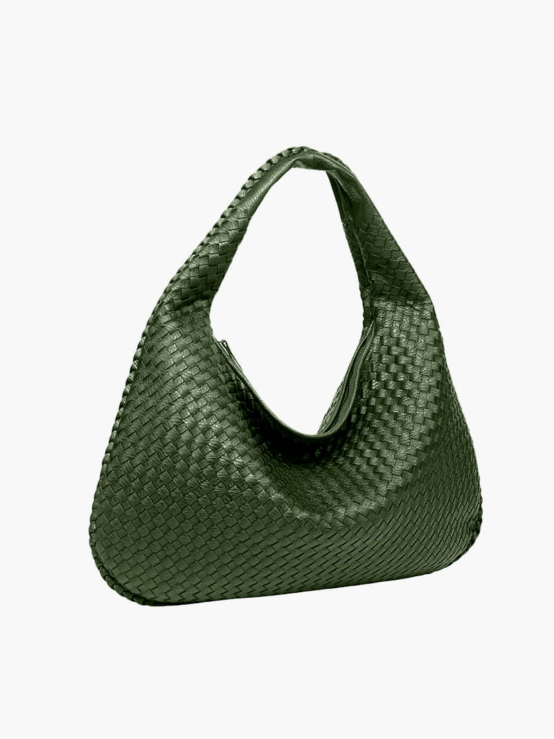 Isabella Woven Hobo Shoulder Bag