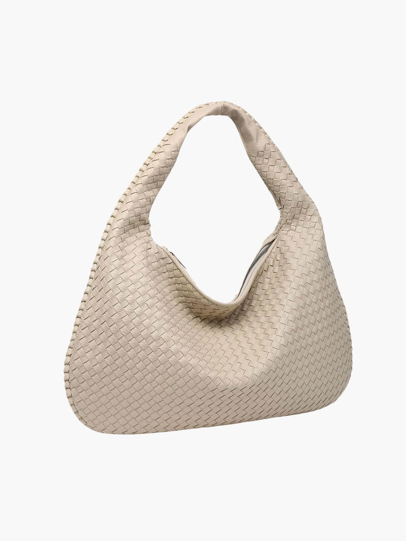 Isabella Woven Hobo Shoulder Bag