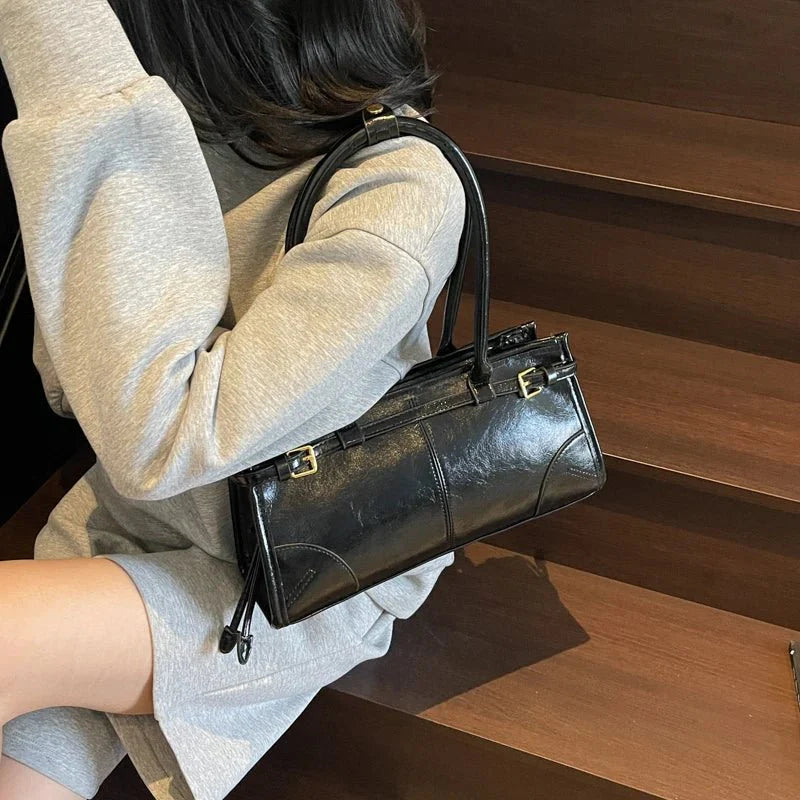 Luna Belt-Detail Shoulder Bag