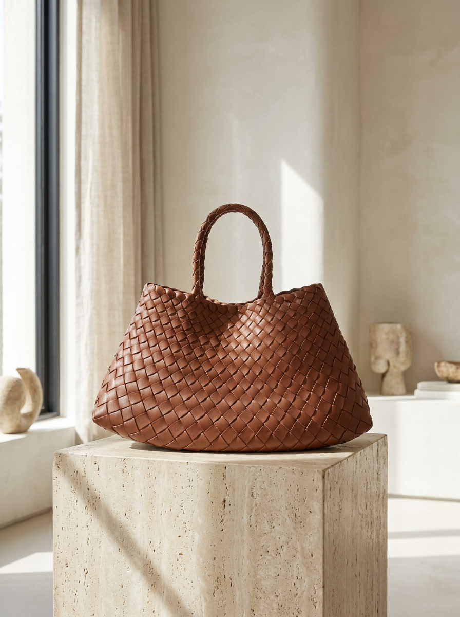 Marissa Oversized Woven Tote Bag
