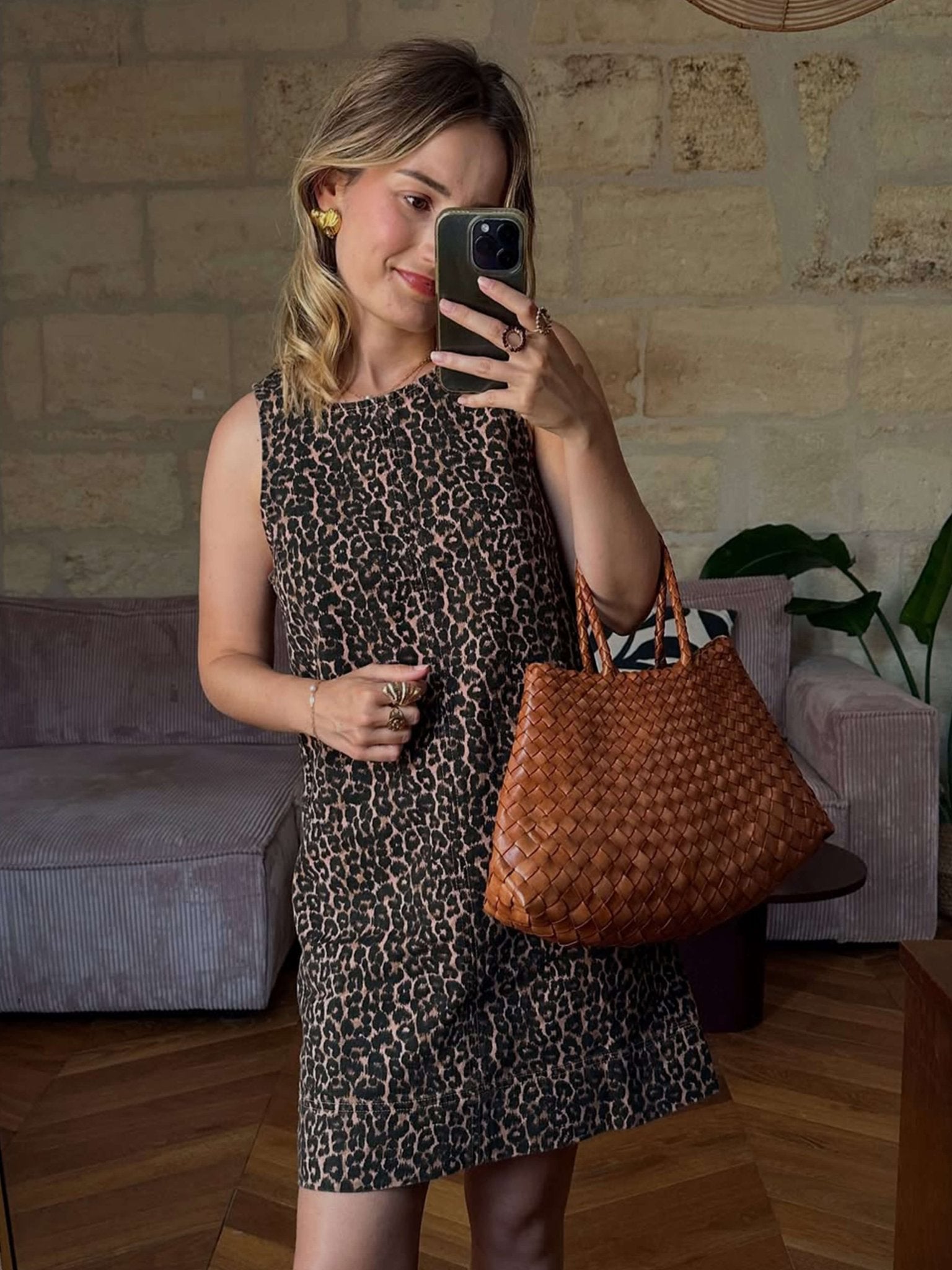 Marissa Oversized Woven Tote Bag