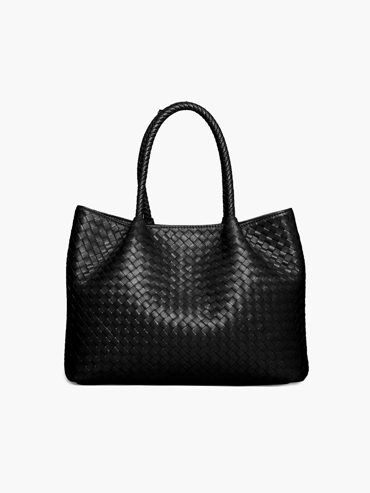 Natalie Woven Weekender Tote Bag