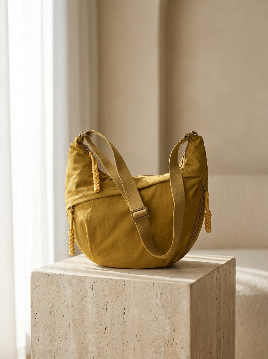 Nova Lightweight Crescent Shoulder Bag