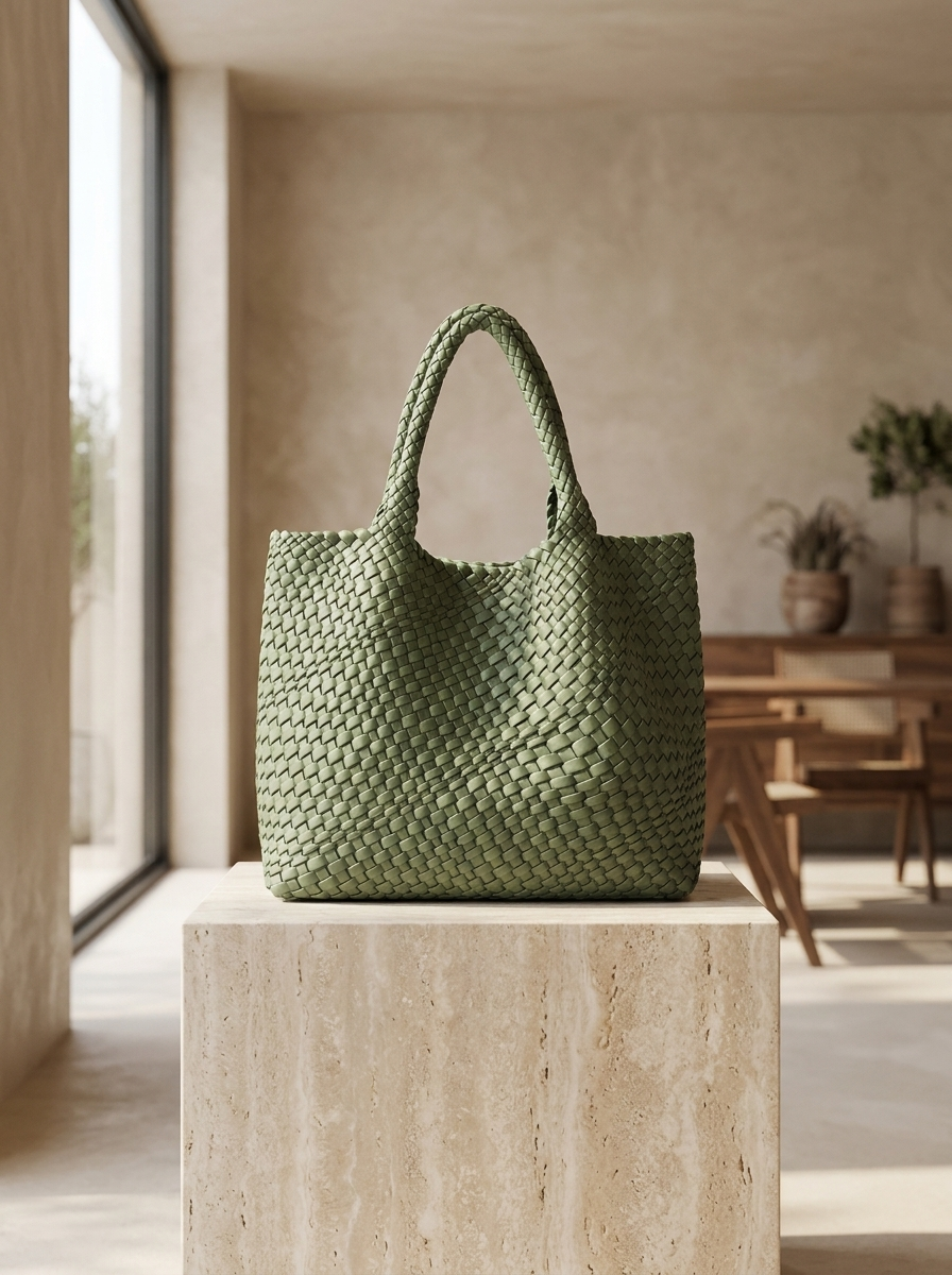 Olivia Woven Everyday Tote Bag