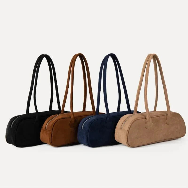 Pauleen Suede Baguette Shoulder Bag