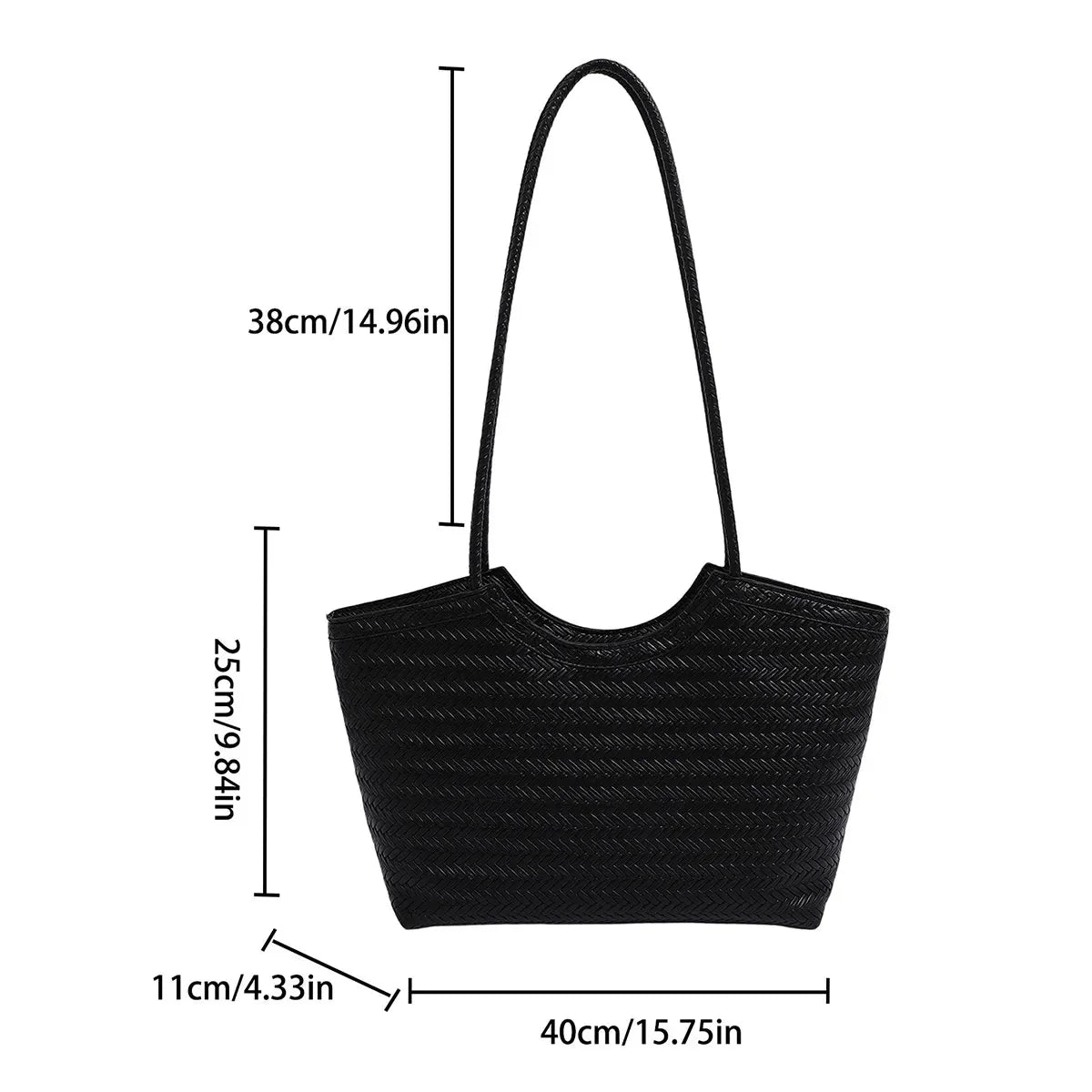 Riona Woven Everyday Tote Bag