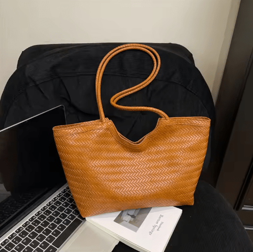 Riona Woven Everyday Tote Bag