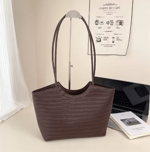 Riona Woven Everyday Tote Bag