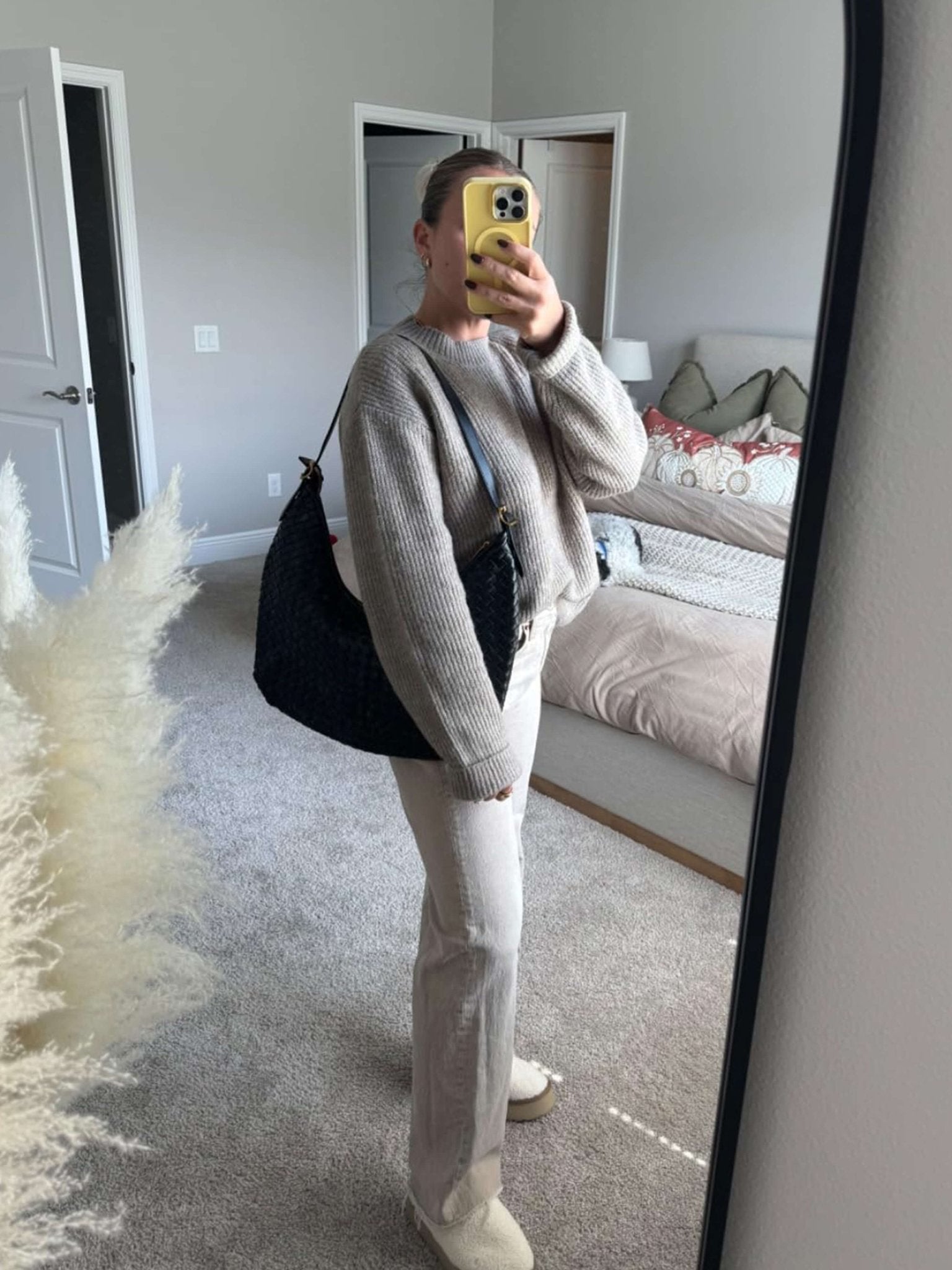 Scarlett Woven Hobo Shoulder Bag