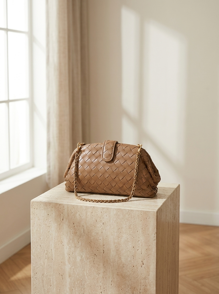 Tessa Woven Clutch Bag