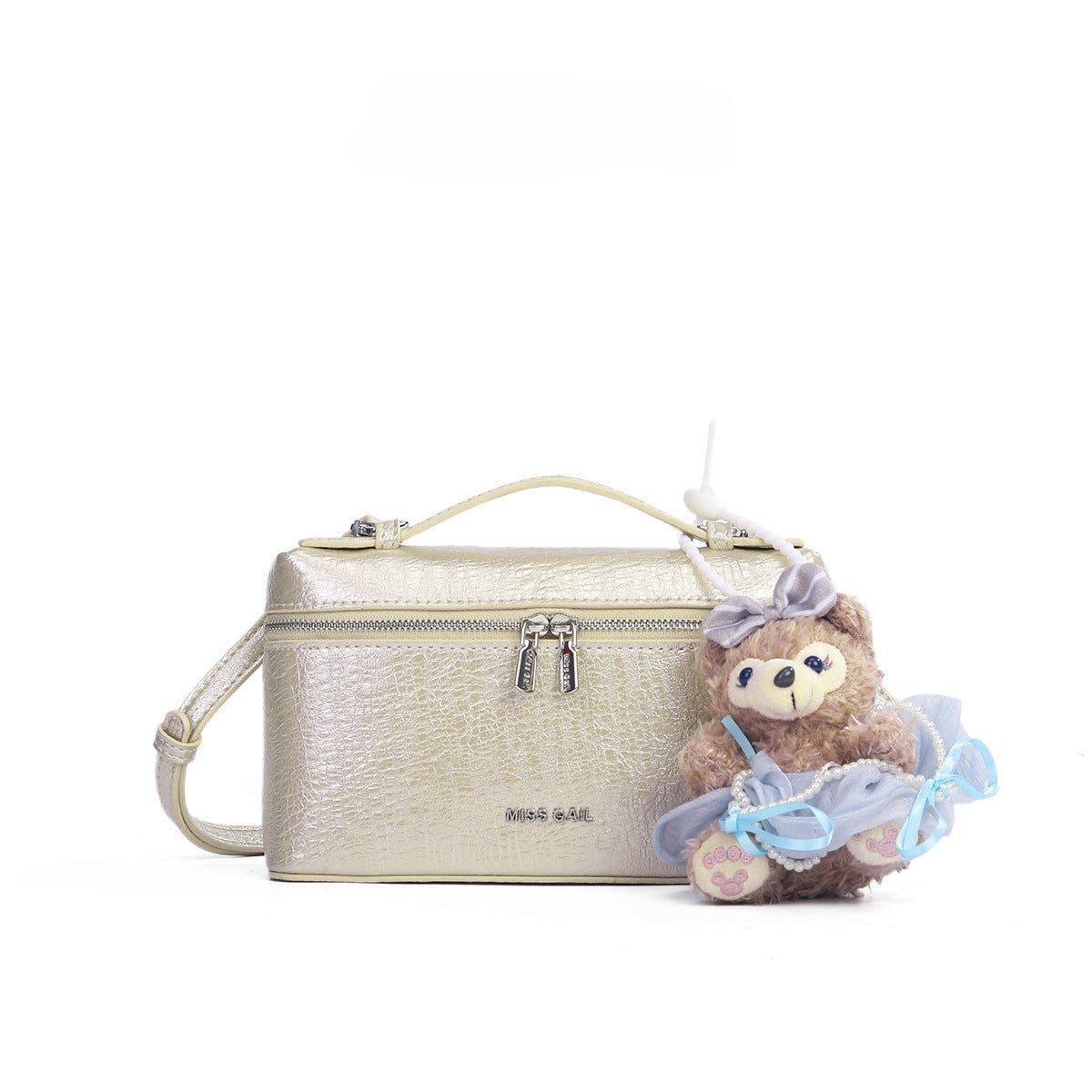 The Celeste Croc Clutch