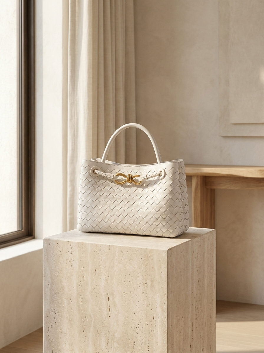 Vivienne Woven Leather Handbag