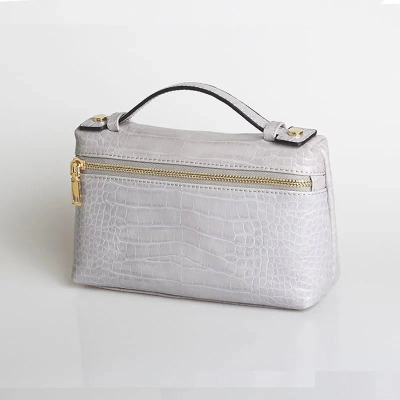 the Celeste Croc Clutch