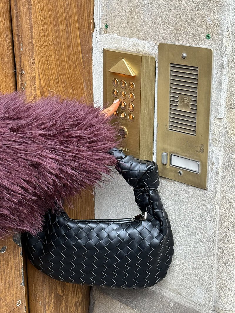 Amelia Mini Woven Handbag