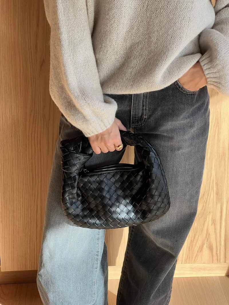 Amelia Mini Woven Handbag