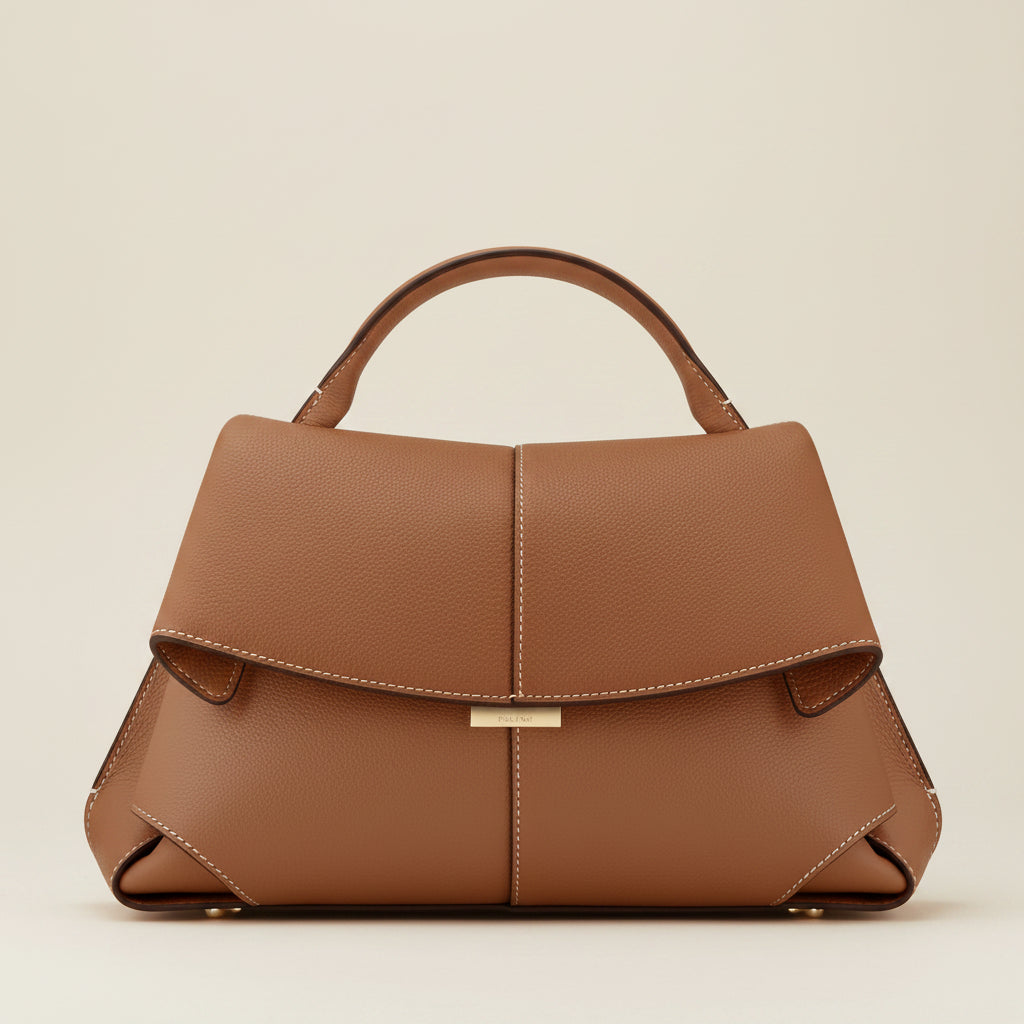 Aveline Structured Leather Handbag
