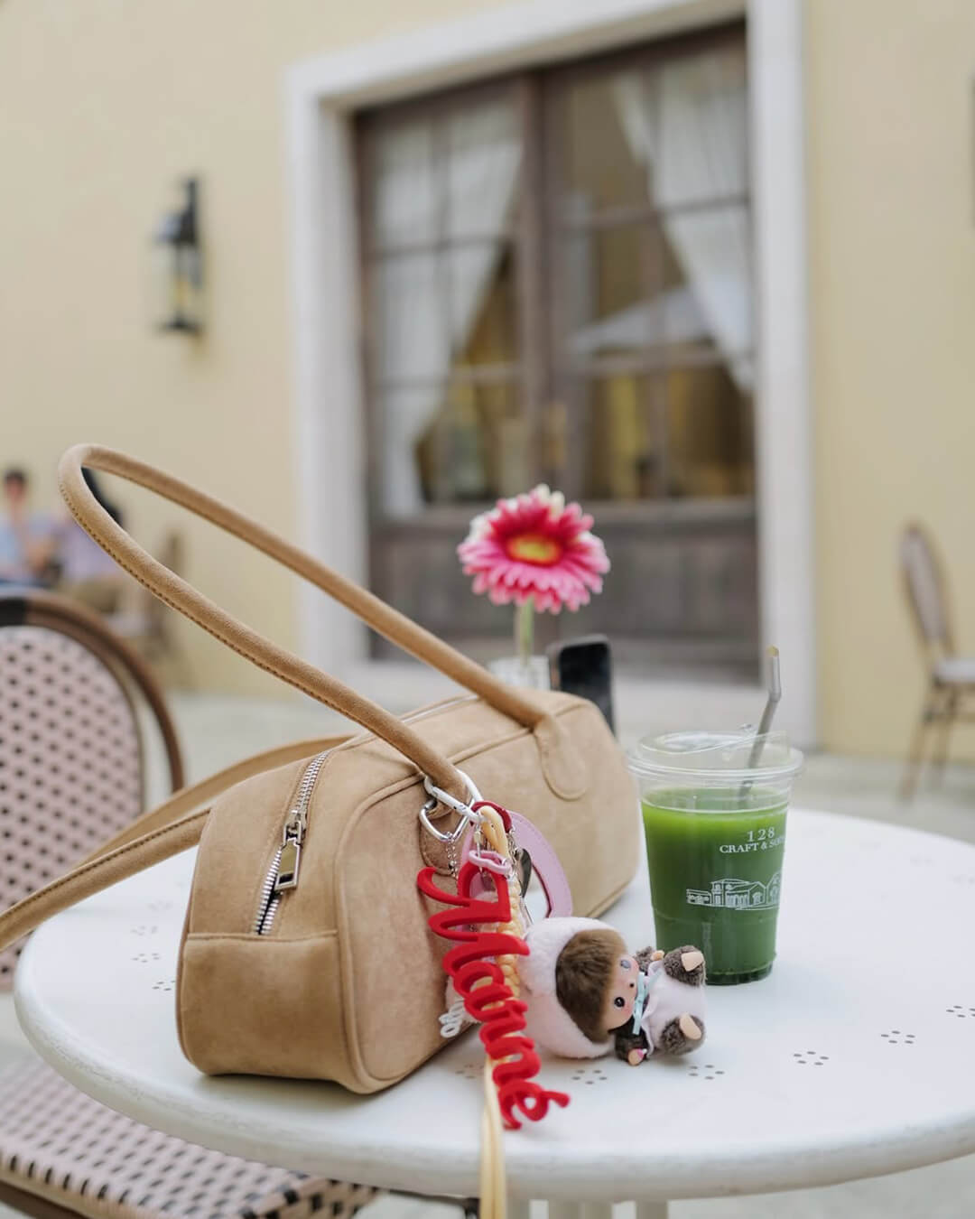 Aveline Suede Shoulder Handbag