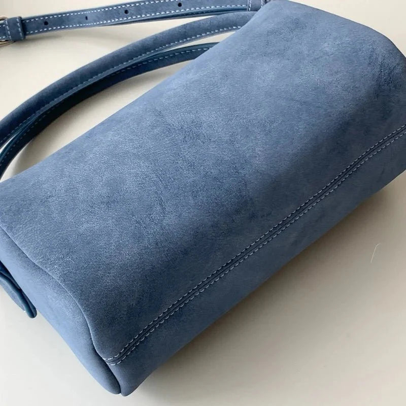 Bella Convertible Suede Shoulder Bag