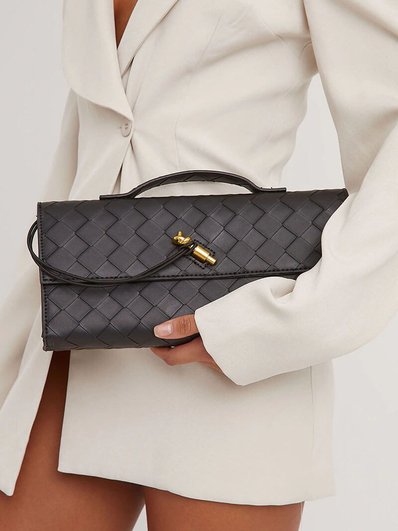 Bianca Woven Evening Clutch