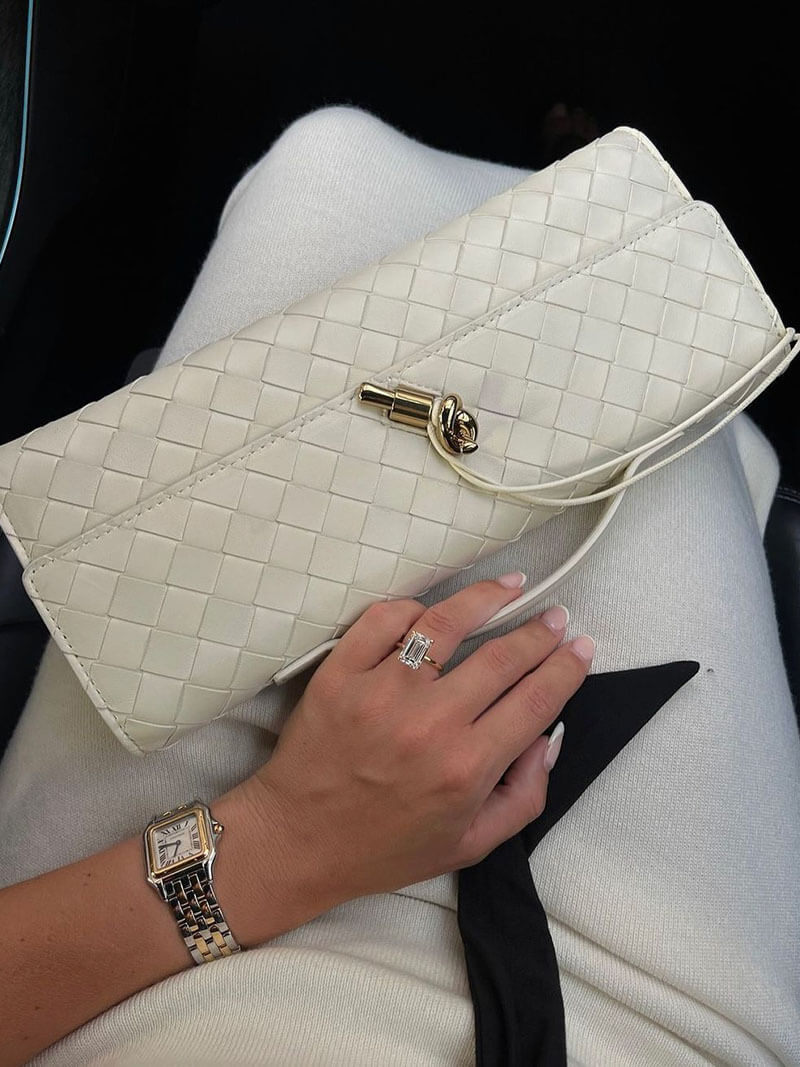 Bianca Woven Evening Clutch