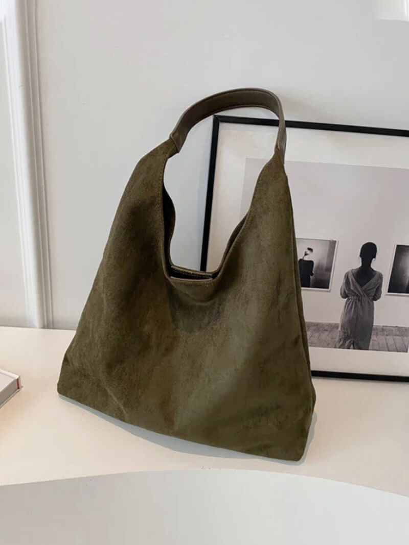 Celeste Suede Slouch Tote Bag