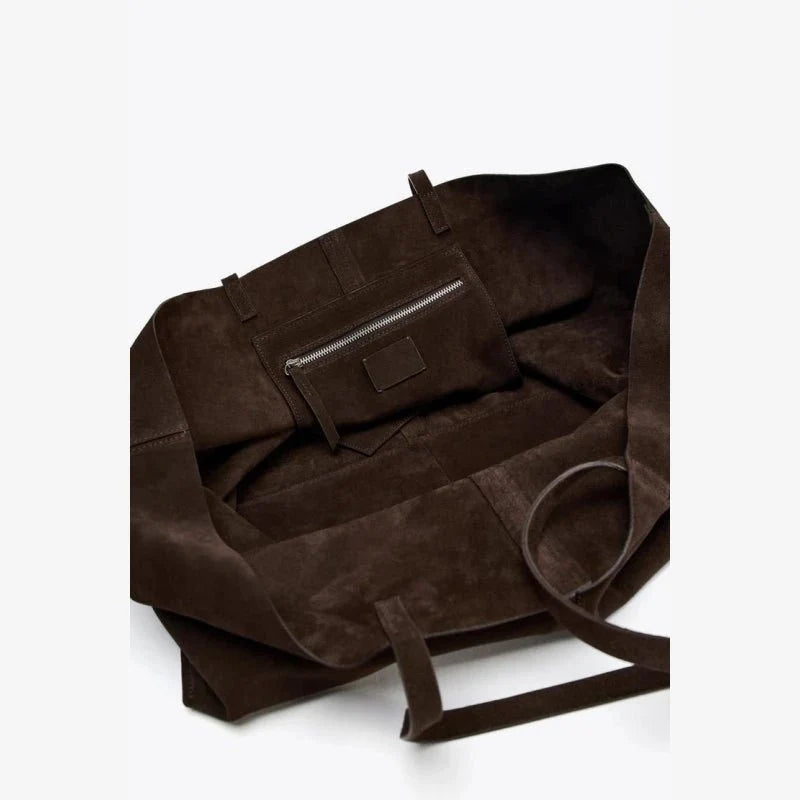 Cynthia Oversized Suede Tote Bag