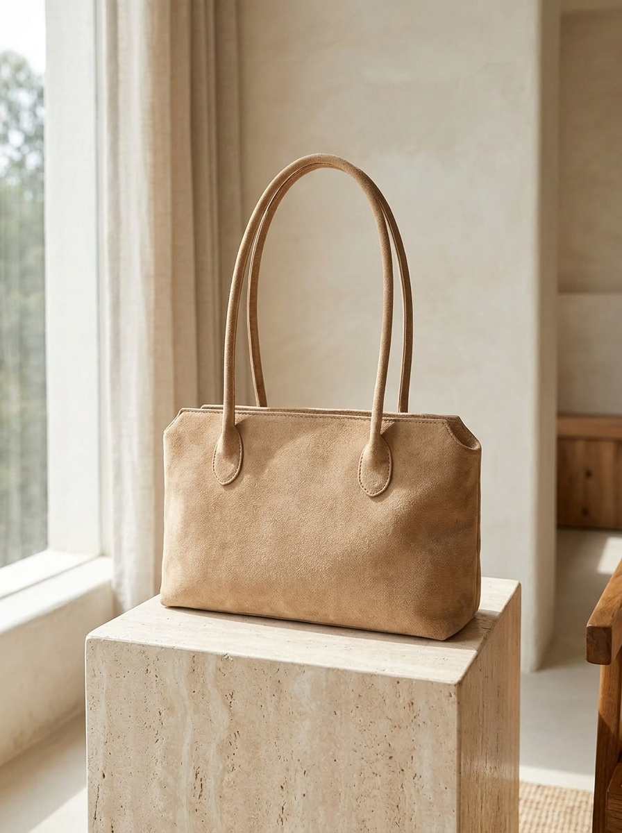 Elodie Suede Everyday Shoulder Bag